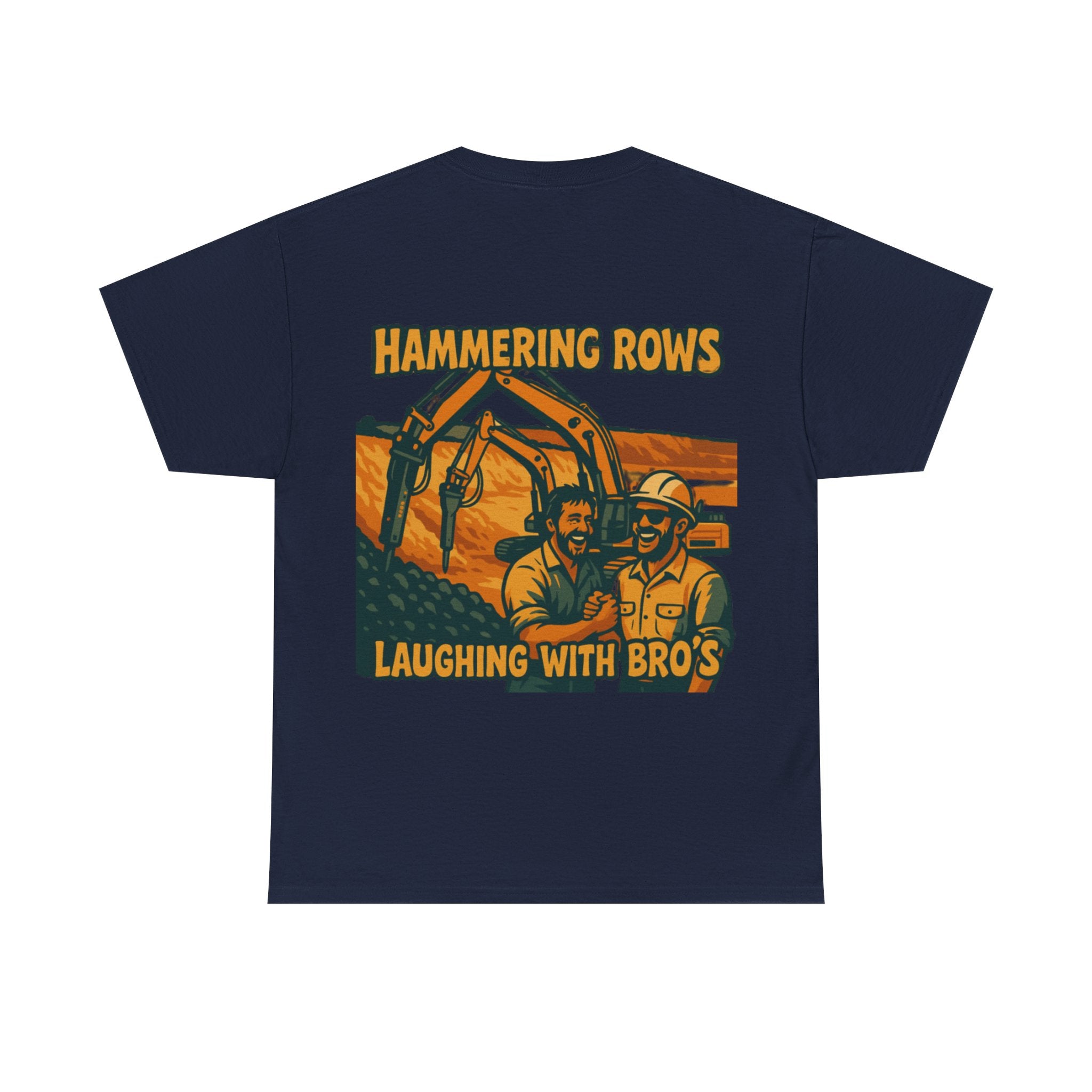 Hammering Rows Laughing With Bro's Tee | Quarry Gear