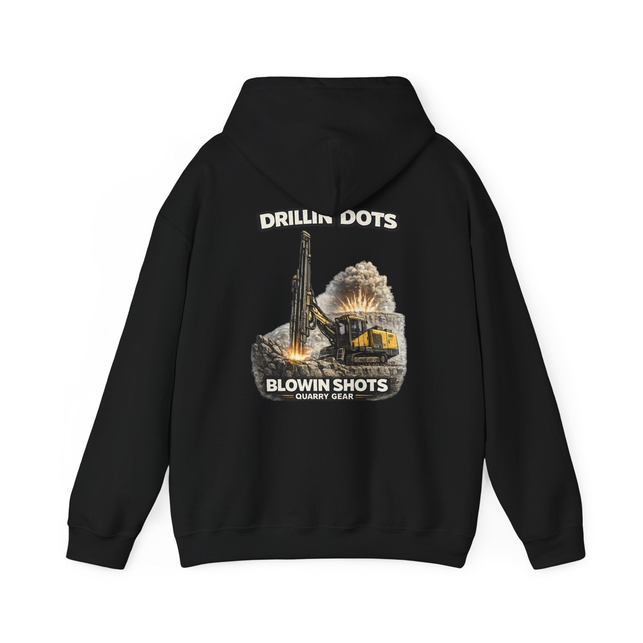 Drillin Dots Blowin Shots Hoodie | Quarry Gear