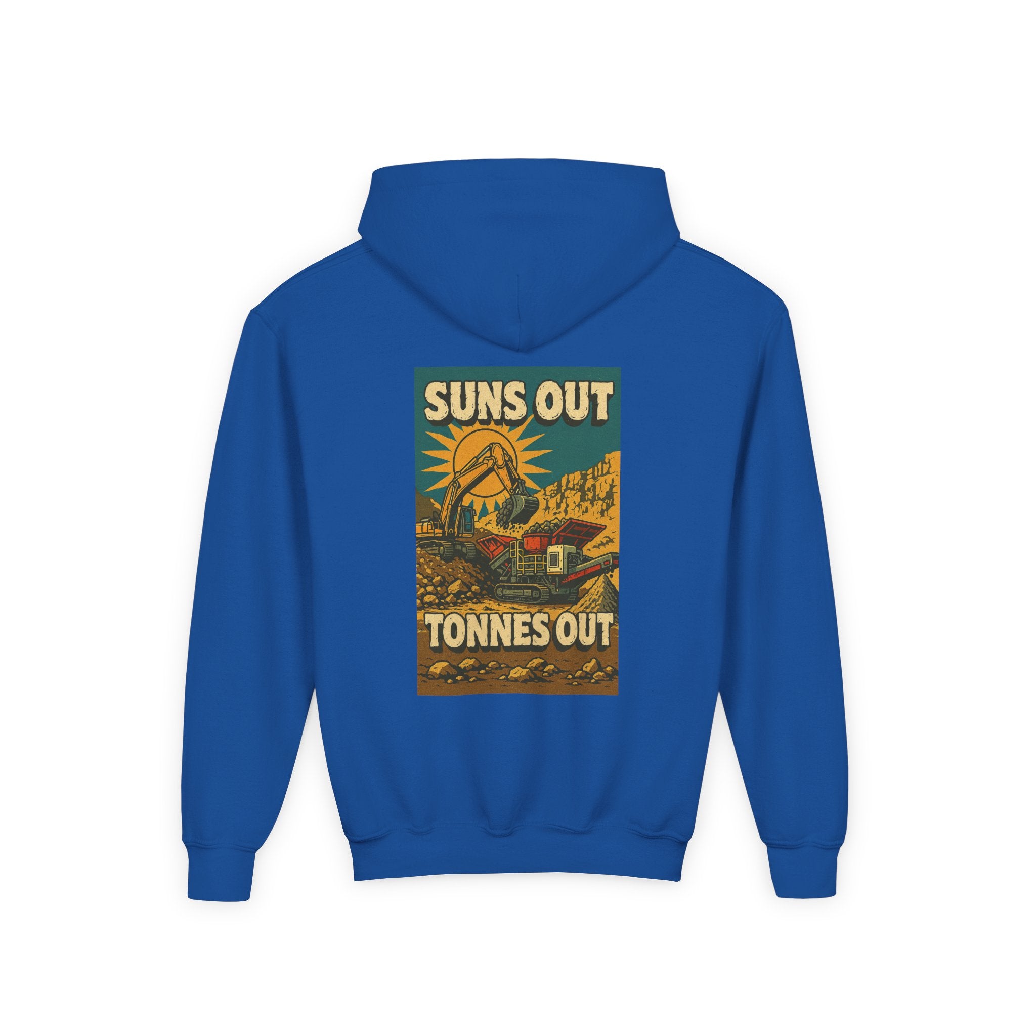 Suns Out Tonnes Out Kids Hoodie | Quarry Gear
