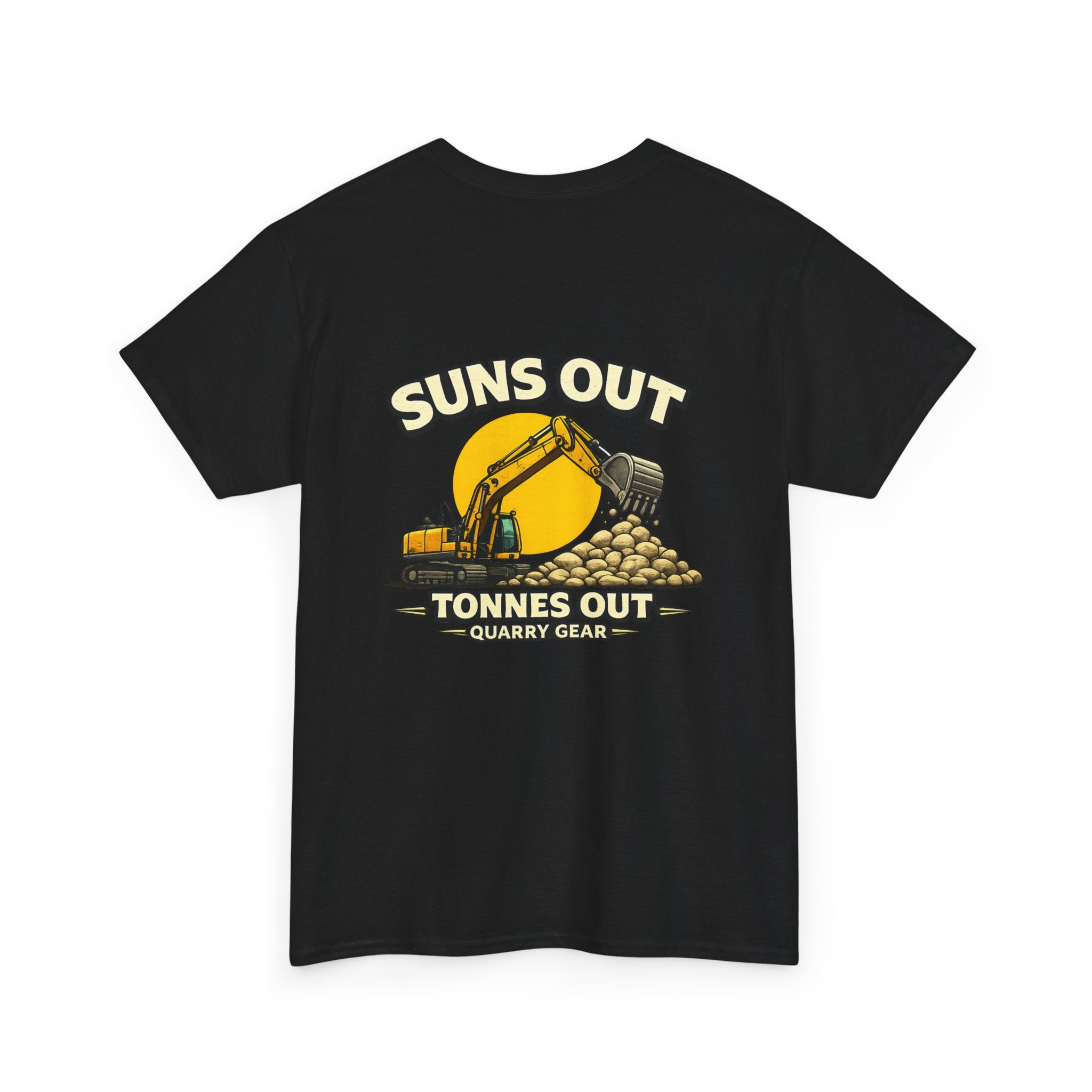 Suns Out Tonnes Out Excavator Shirt | Simple Series | Quarry Gear