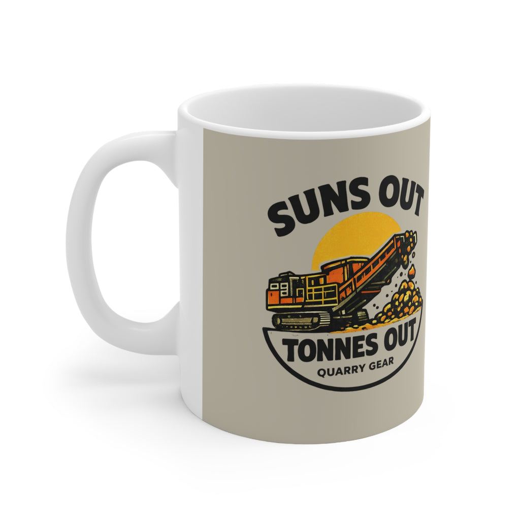 Suns Out Tonnes Out V2 Quarry Gear Coffee Mug