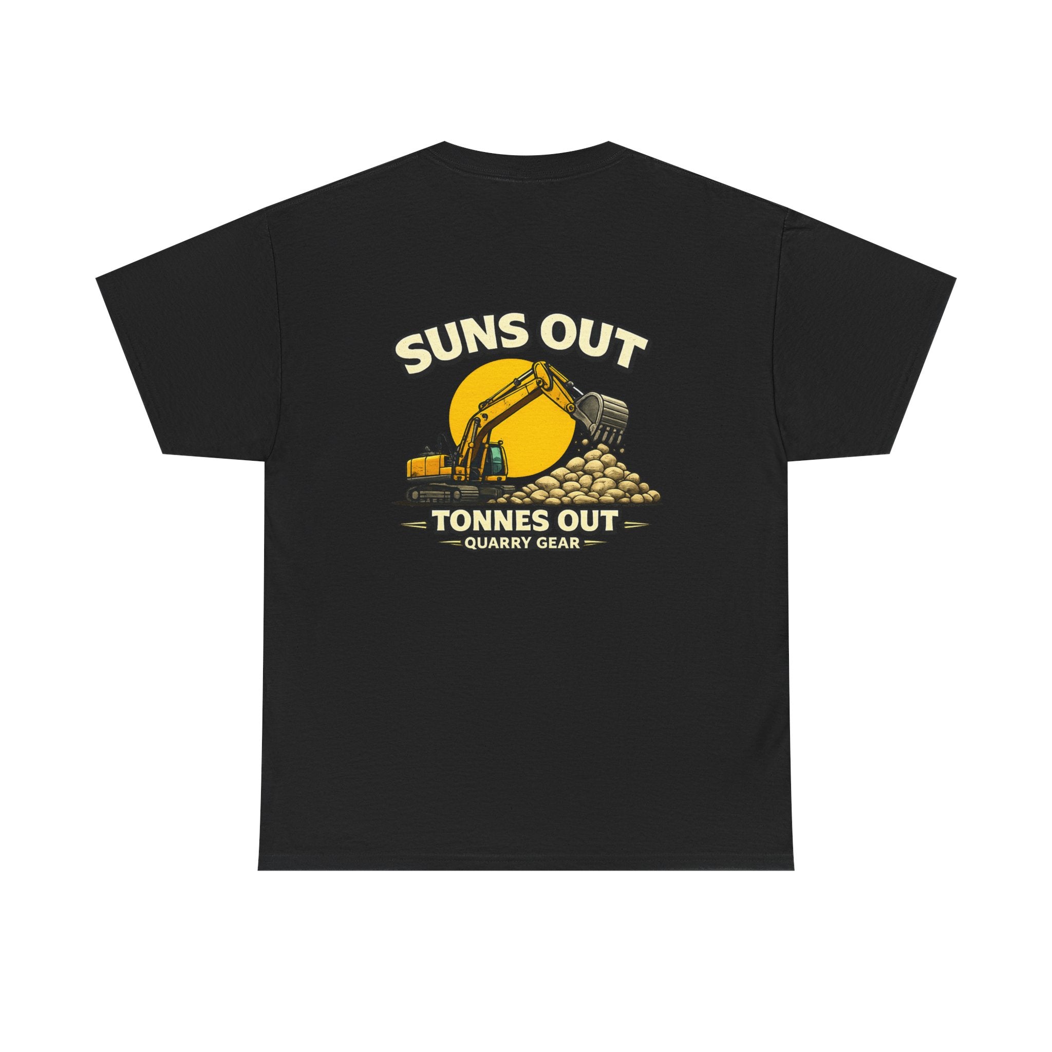 Suns Out Tonnes Out Excavator Shirt | Simple Series | Quarry Gear
