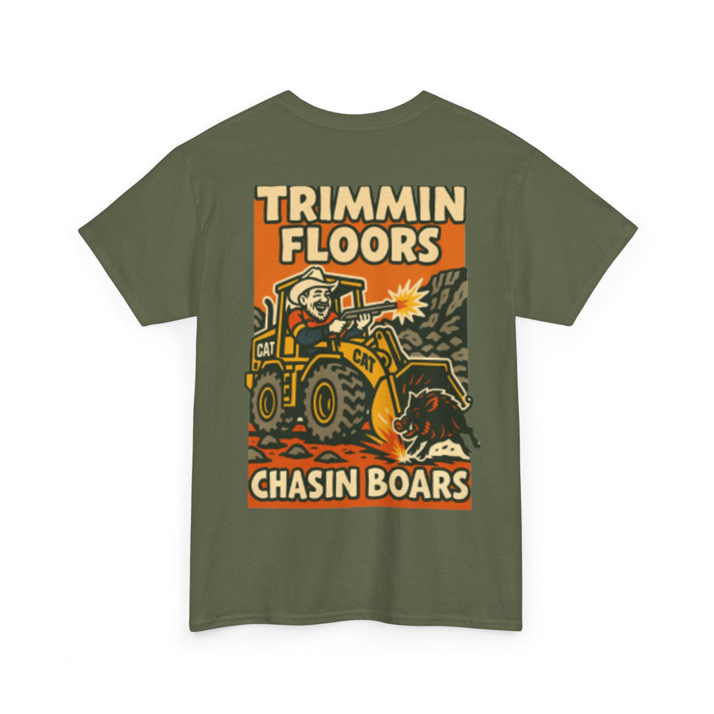 Trimmin Floors Chasin Boars Tee | Quarry Gear