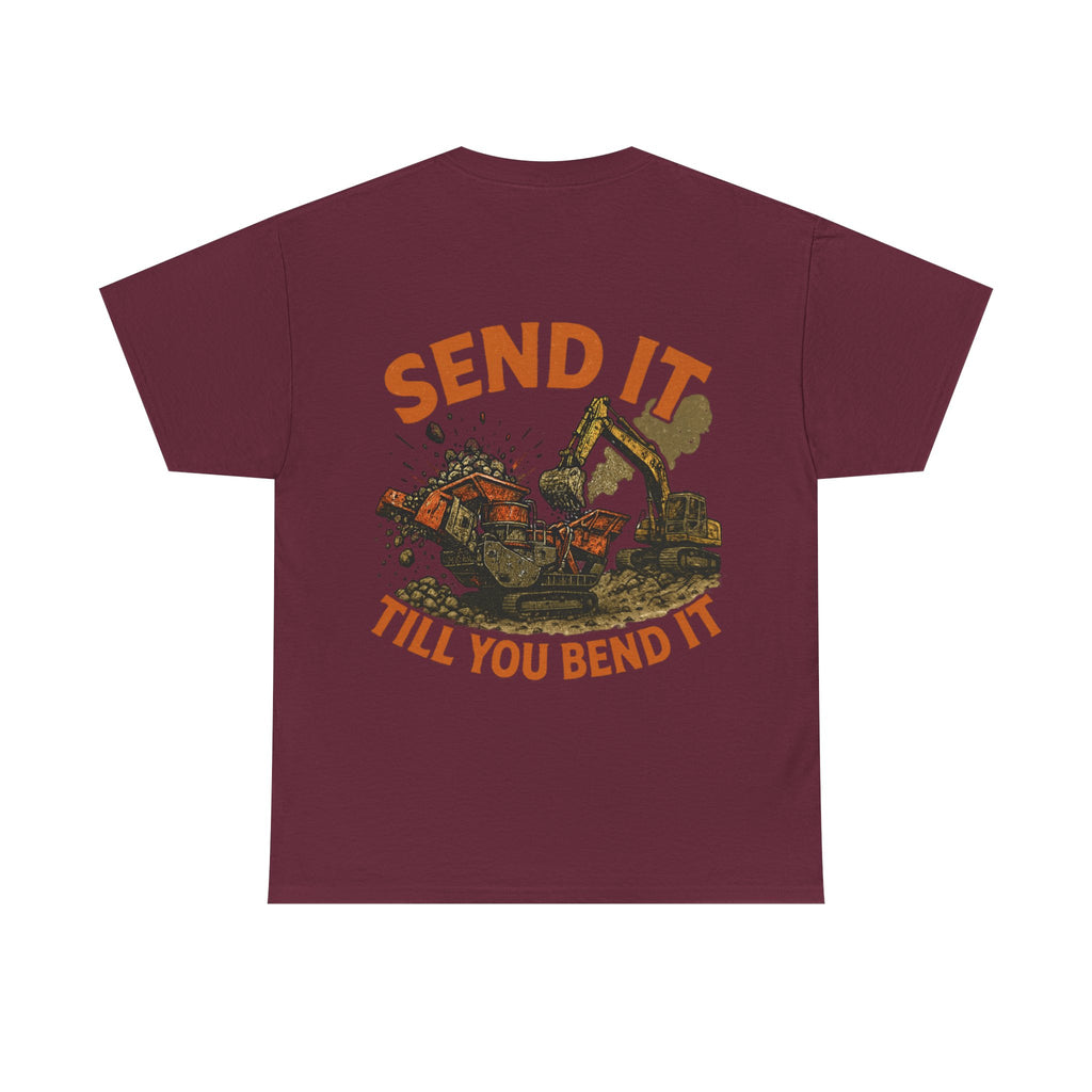 Send It Till You Bend It Tee - DARK COLOURS | Quarry Gear
