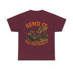 Send It Till You Bend It Tee - DARK COLOURS | Quarry Gear