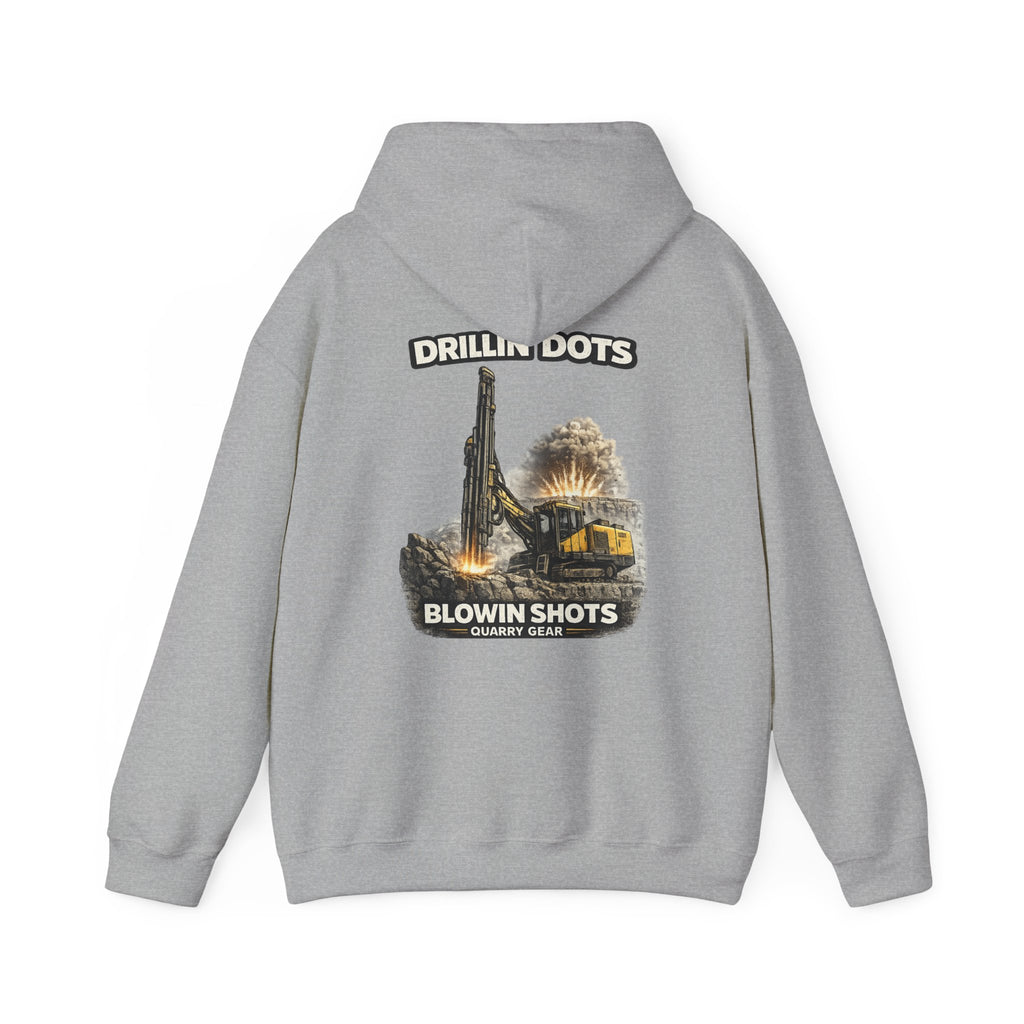 Drillin Dots Blowin Shots Hoodie | Quarry Gear