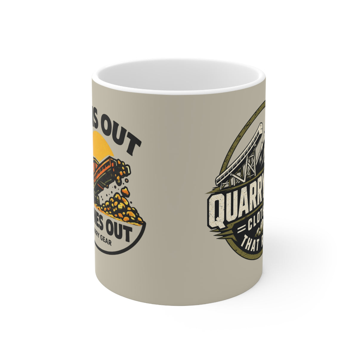 Suns Out Tonnes Out V2 Quarry Gear Coffee Mug
