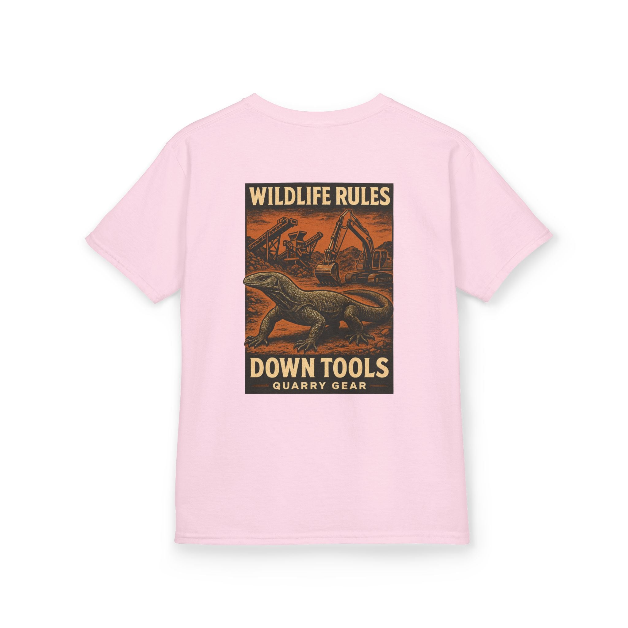 Wildlife Rules Down Tools Kids Tee | Quarry Gear
