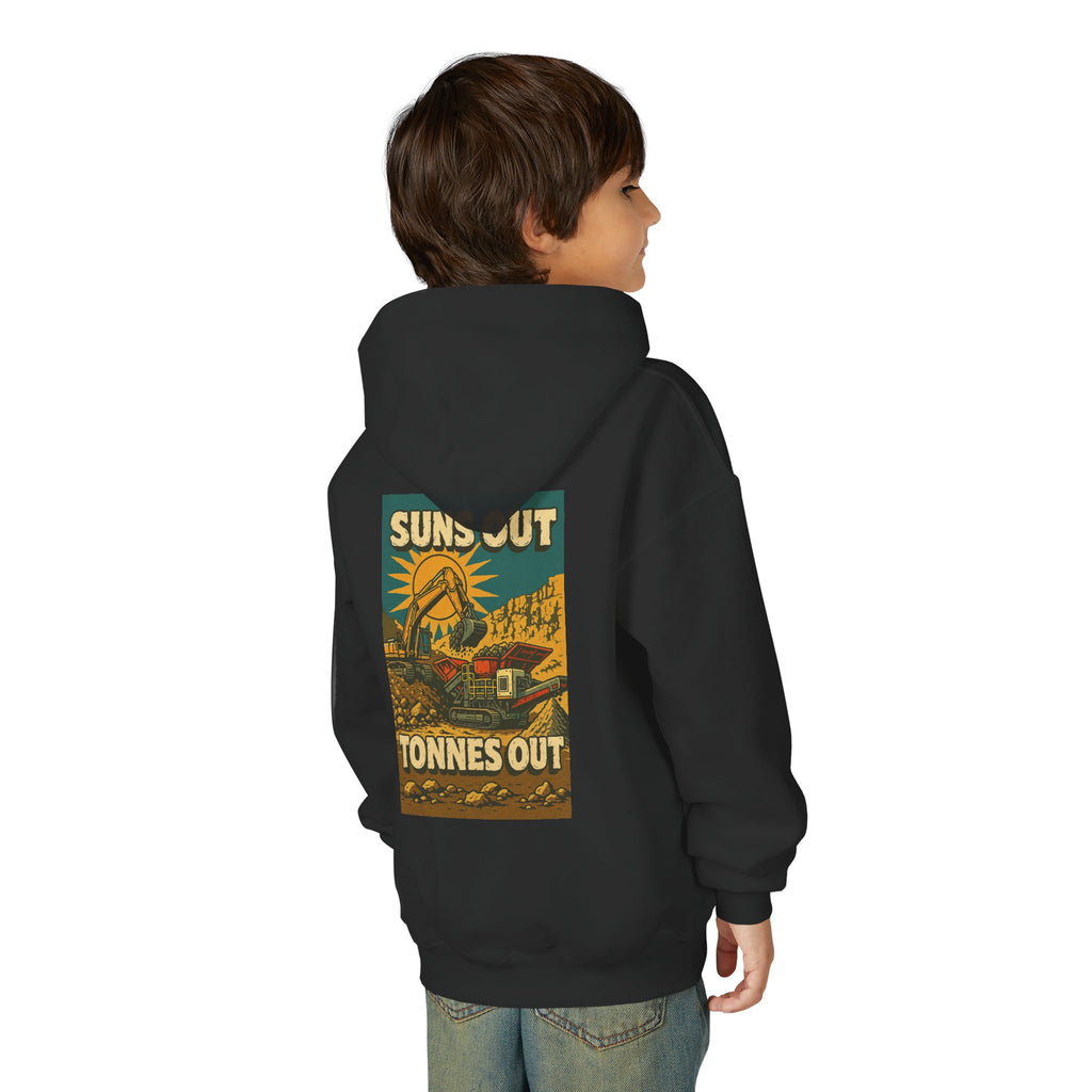 Suns Out Tonnes Out Kids Hoodie | Quarry Gear