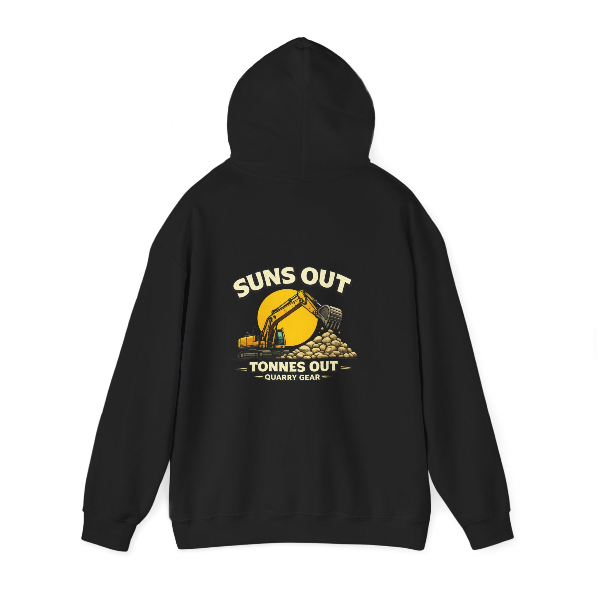 Suns out Tonnes Out Excavator Hoodie | Quarry Gear