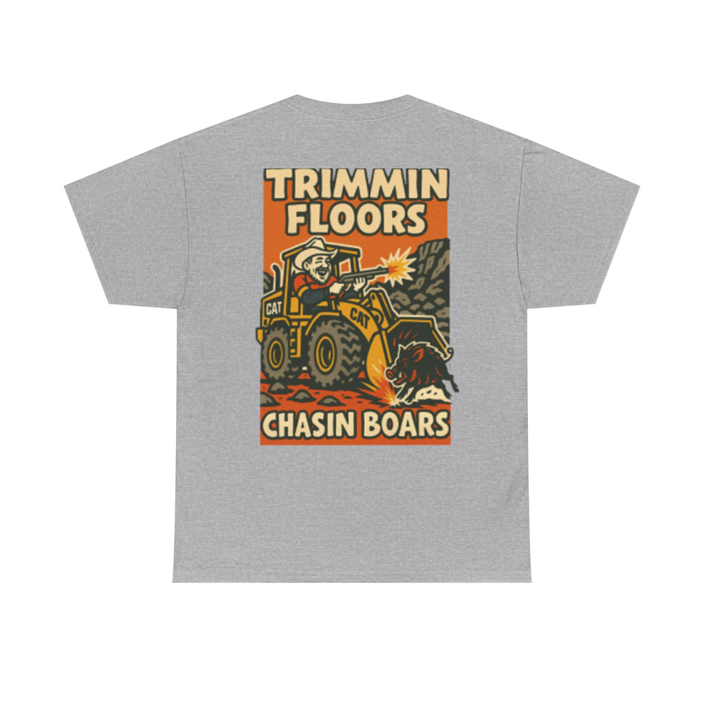 Trimmin Floors Chasin Boars Tee | Quarry Gear