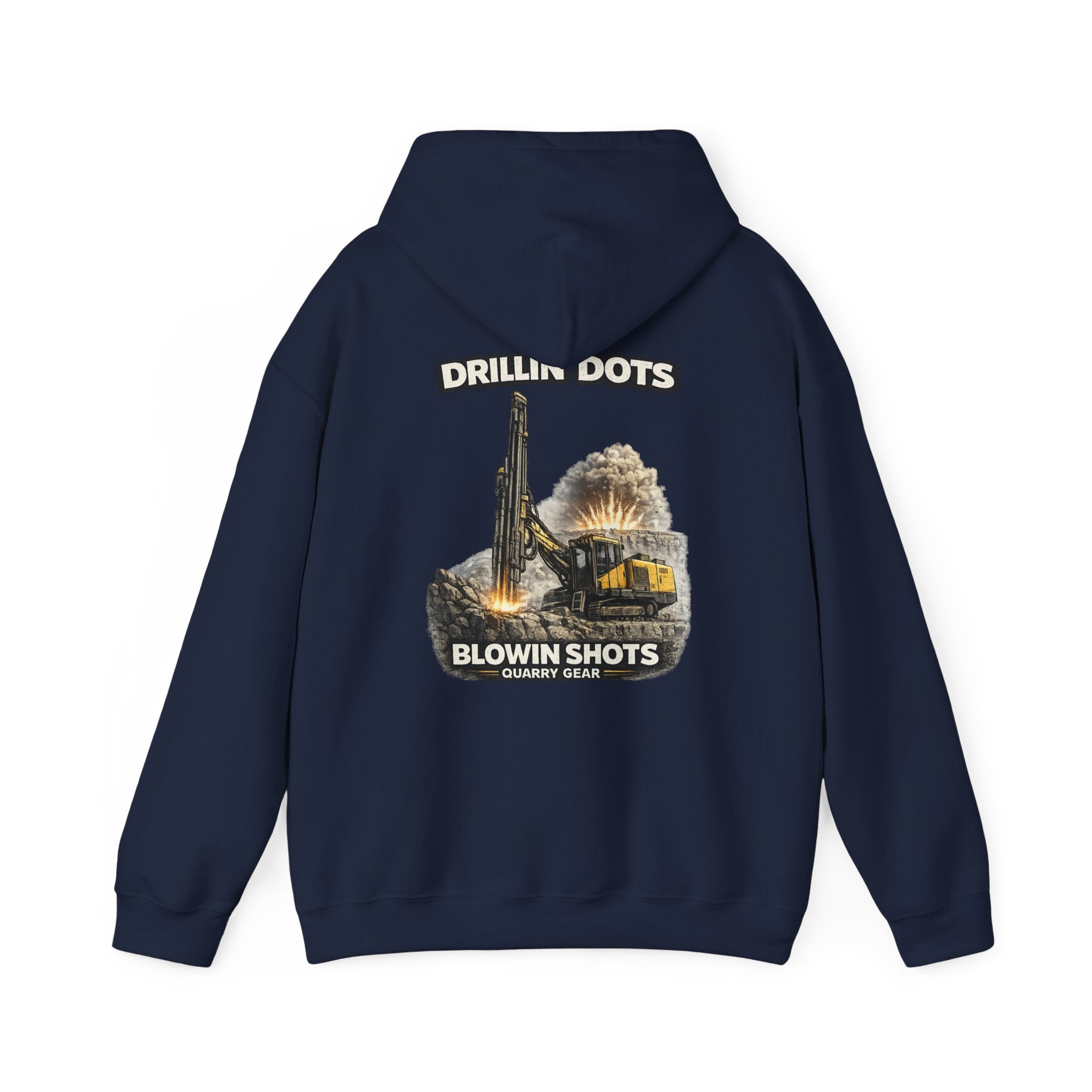 Drillin Dots Blowin Shots Hoodie | Quarry Gear