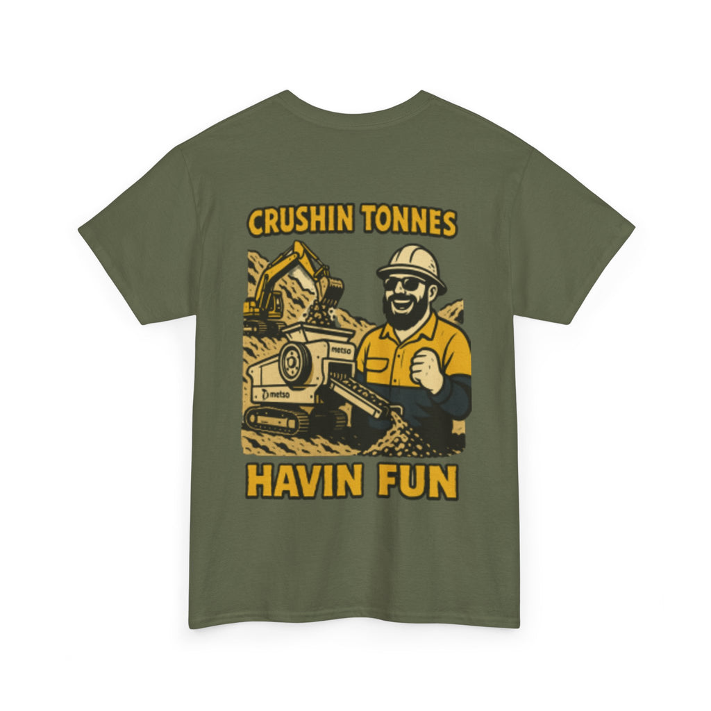 Crushin Tonnes Havin Fun Tee | Quarry Gear