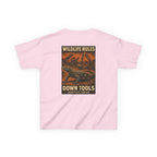 Wildlife Rules Down Tools Kids Tee | Quarry Gear