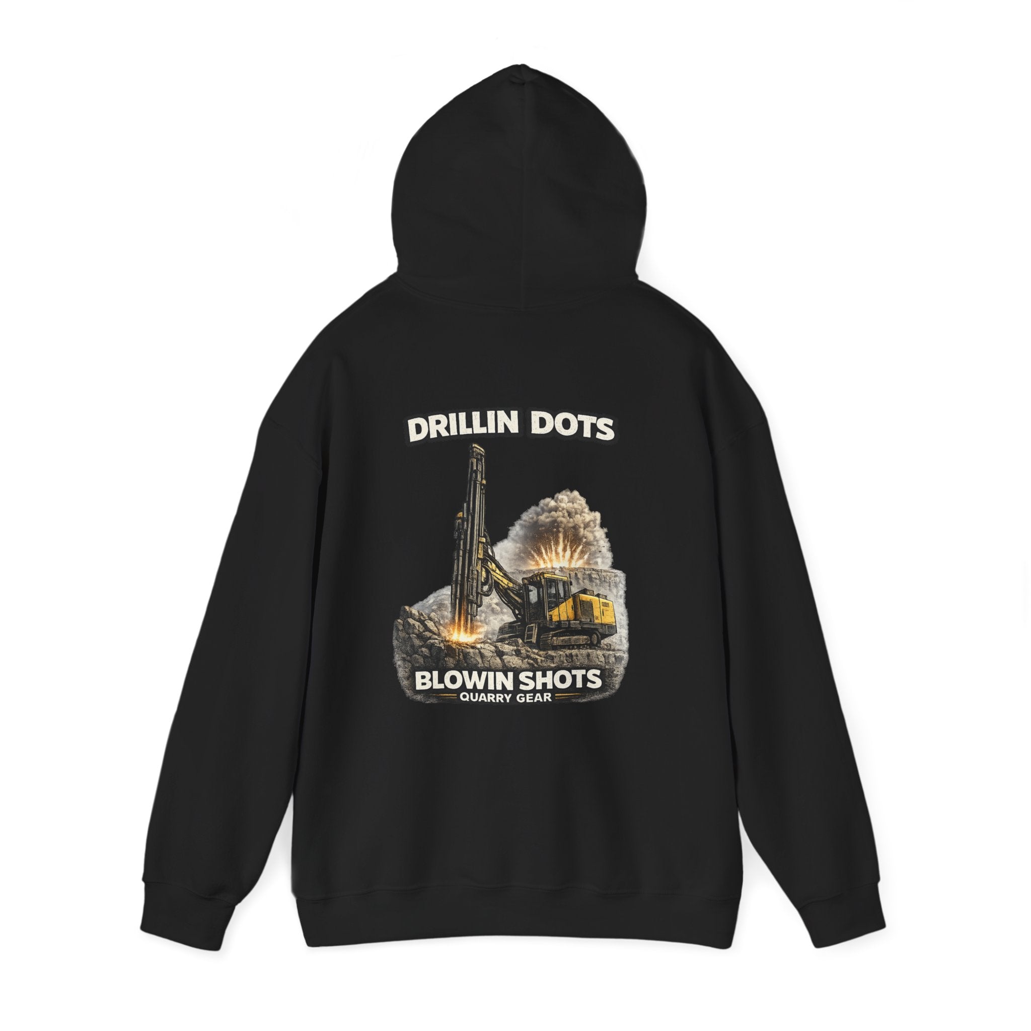 Drillin Dots Blowin Shots Hoodie | Quarry Gear