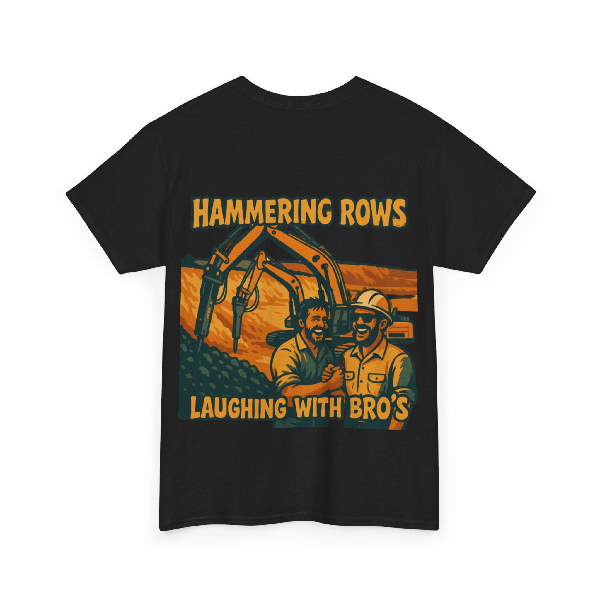 Hammering Rows Laughing With Bro's Tee | Quarry Gear