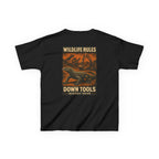 Wildlife Rules Down Tools Kids Tee | Quarry Gear