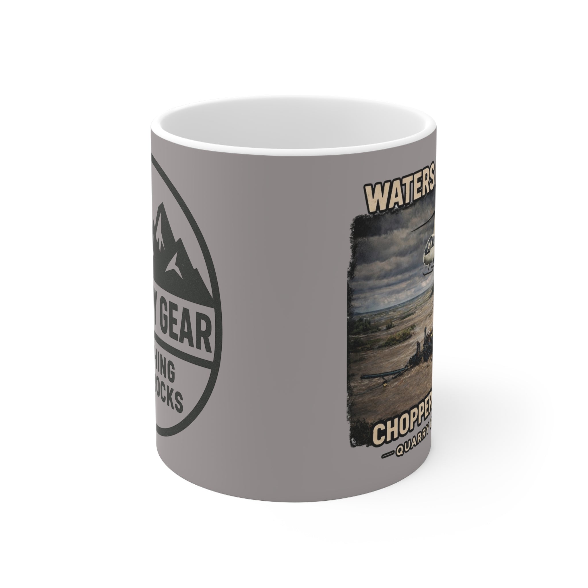 Choppers Fly Quarry Gear Coffee Mug