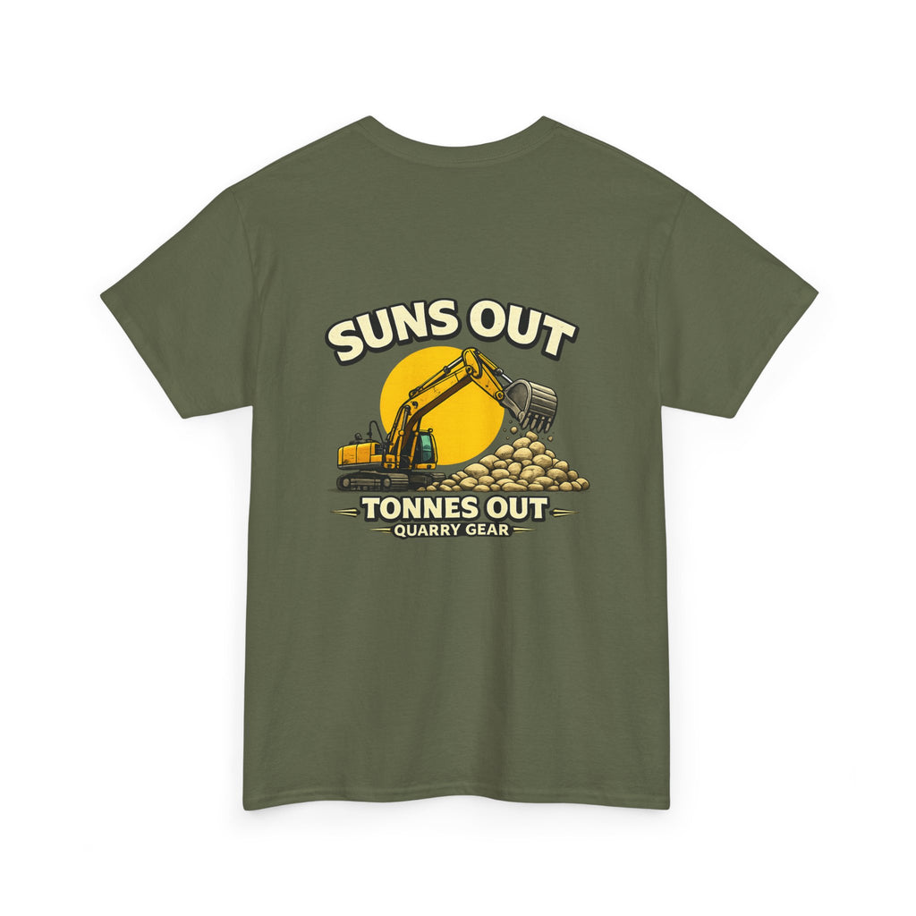 Suns Out Tonnes Out Excavator Shirt | Quarry Gear