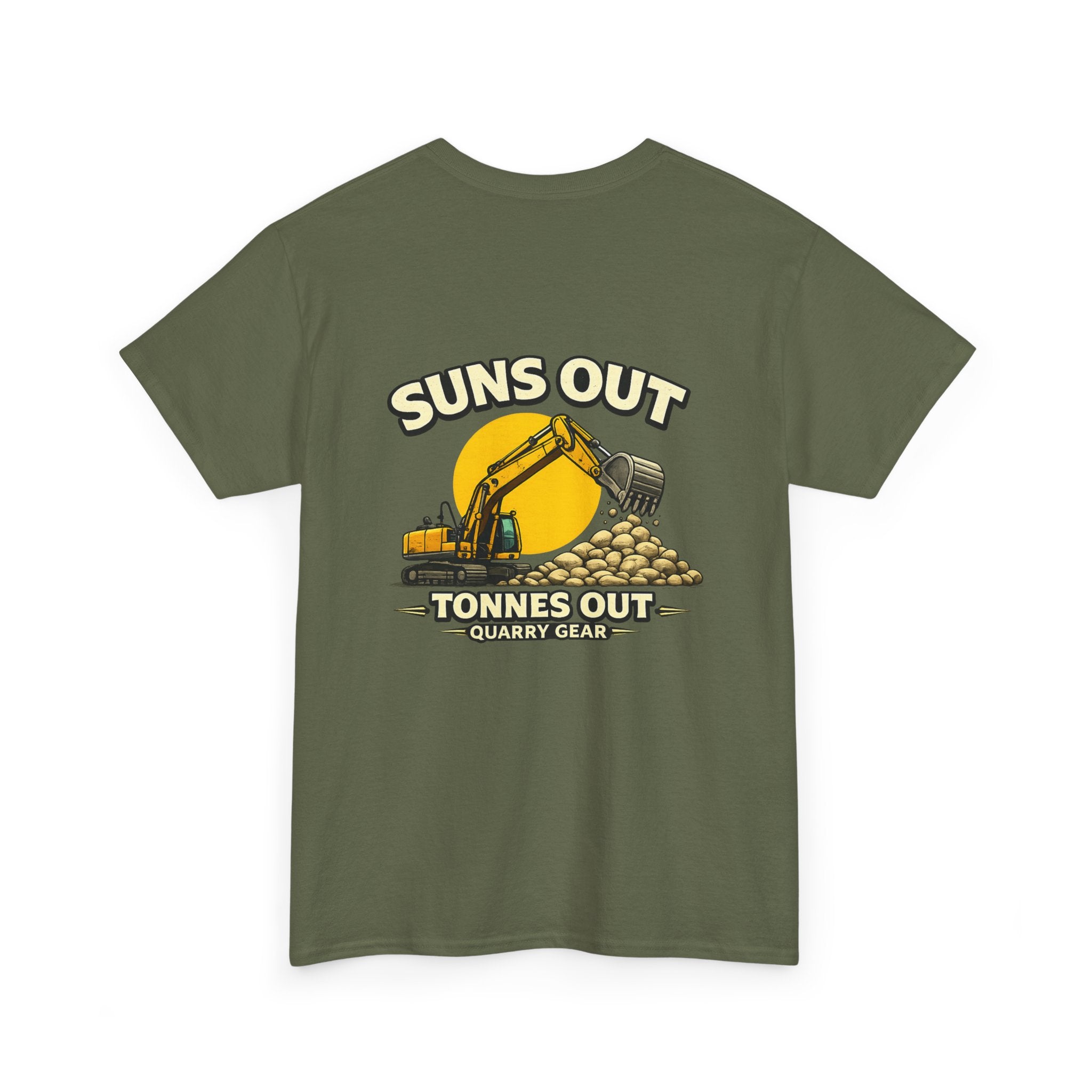 Suns Out Tonnes Out Excavator Shirt | Quarry Gear