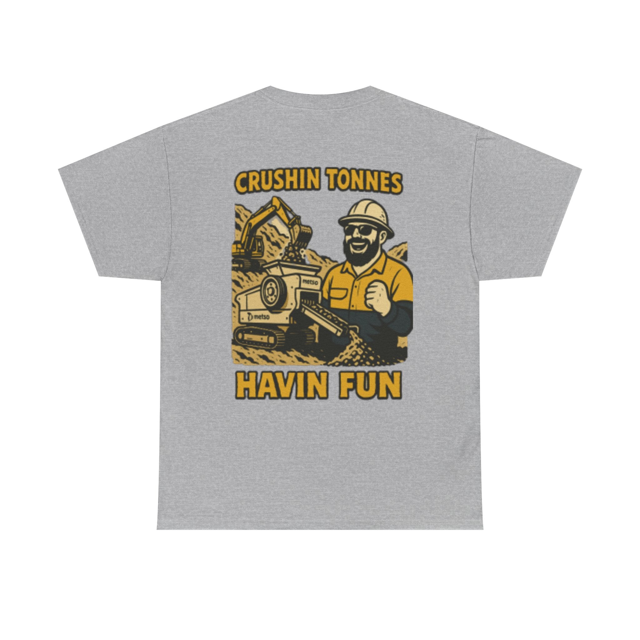 Crushin Tonnes Havin Fun Tee | Quarry Gear