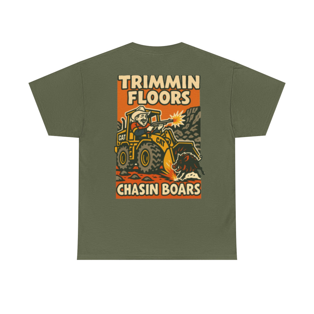 Trimmin Floors Chasin Boars Tee | Quarry Gear