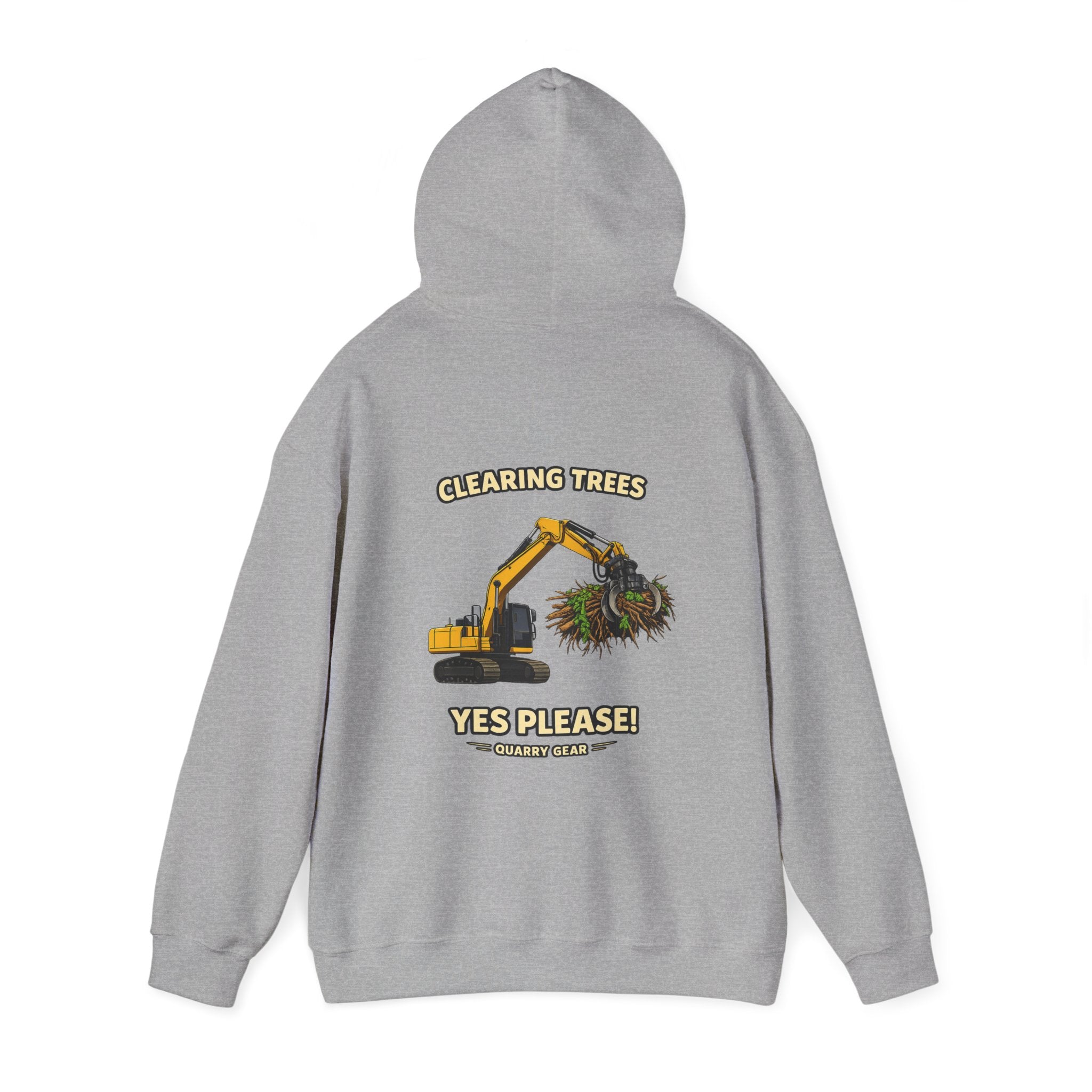 Clearing Trees Yes Please Hoodie | Quarry Gear
