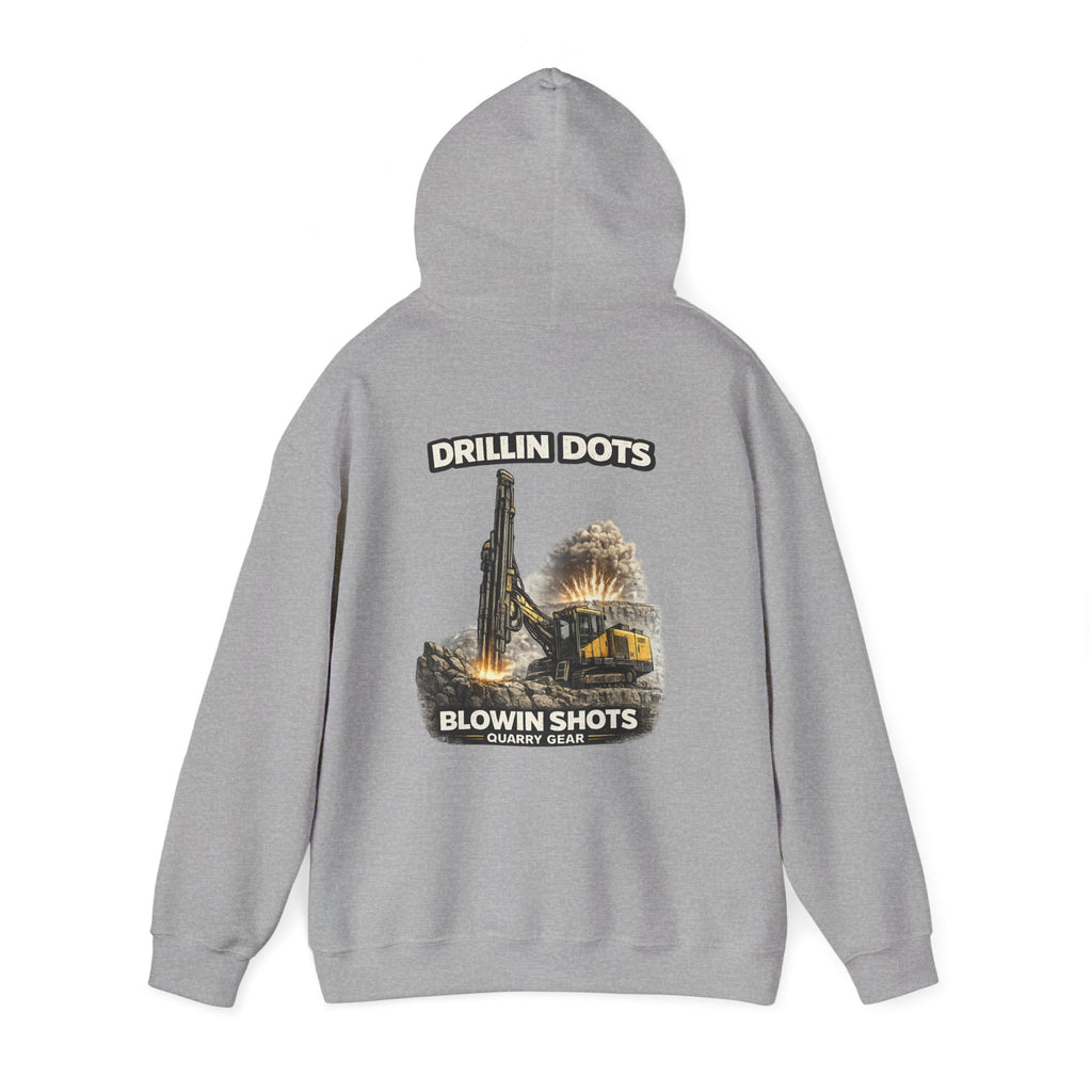 Drillin Dots Blowin Shots Hoodie | Quarry Gear