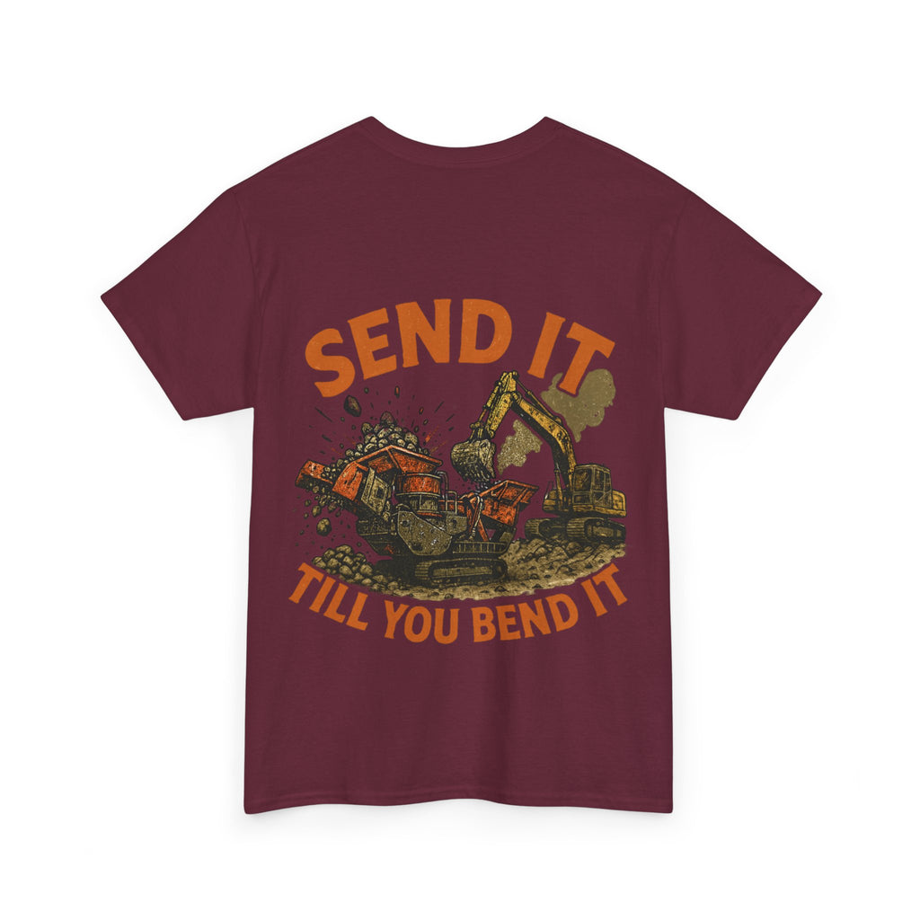 Send It Till You Bend It Tee - DARK COLOURS | Quarry Gear