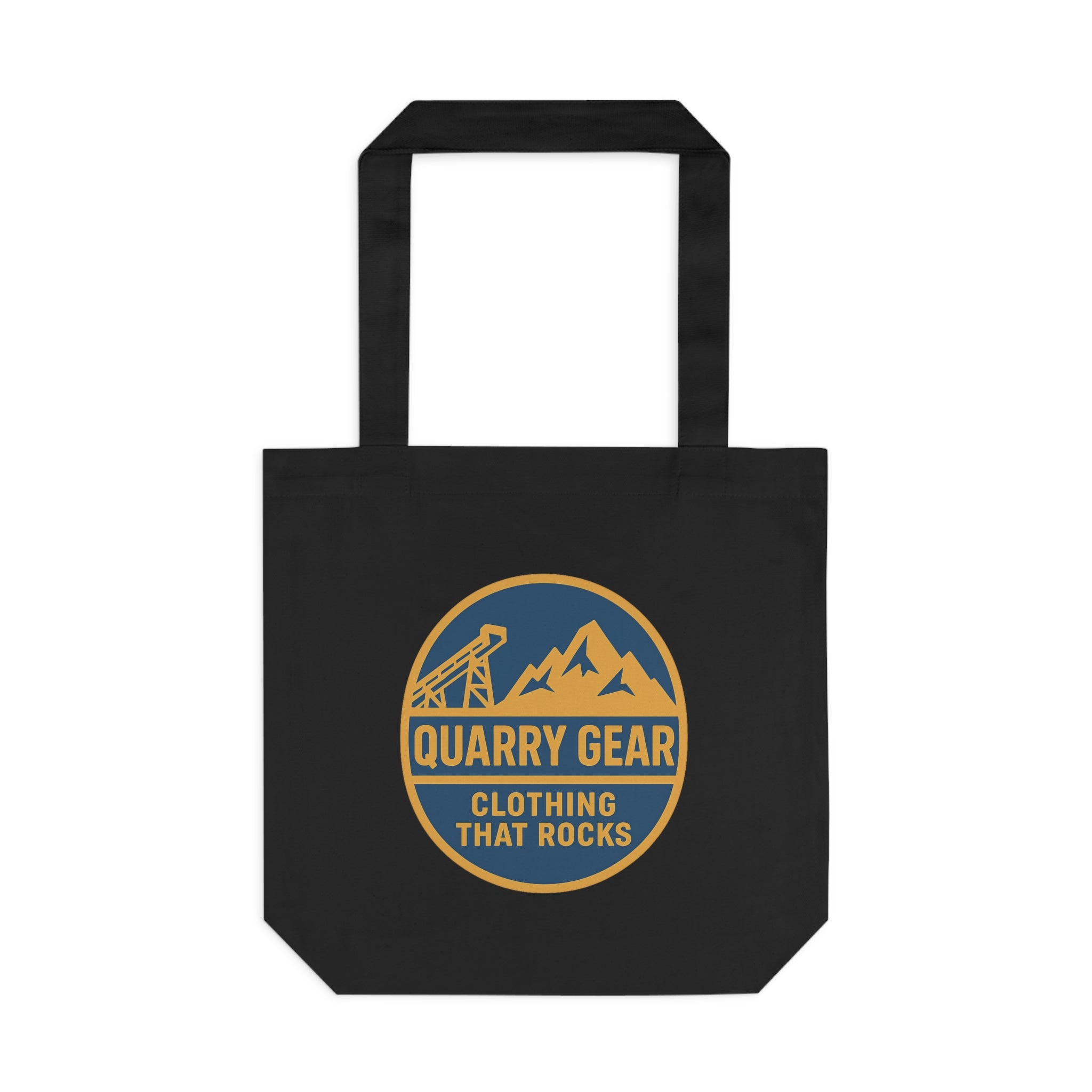 Quarry Gear logo tote bag | Hammering Rows vintage construction tote