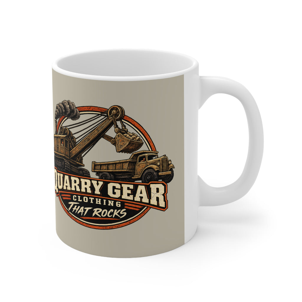 Big Rocks into Little rocks Quarry Gear Coffee Mug