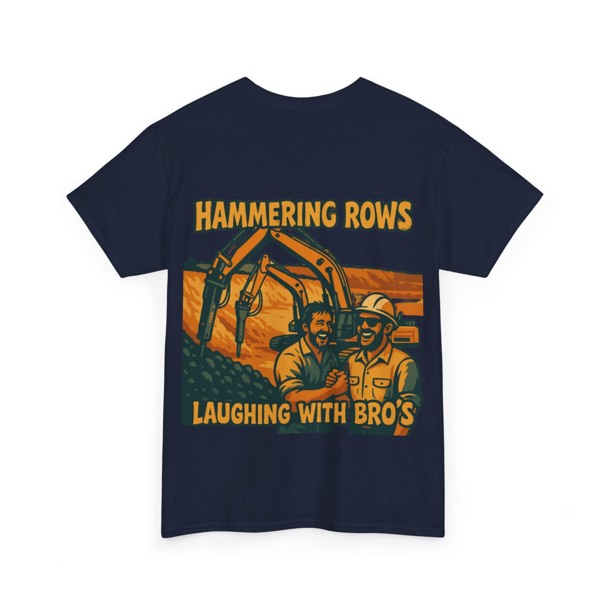 Hammering Rows Laughing With Bro's Tee | Quarry Gear
