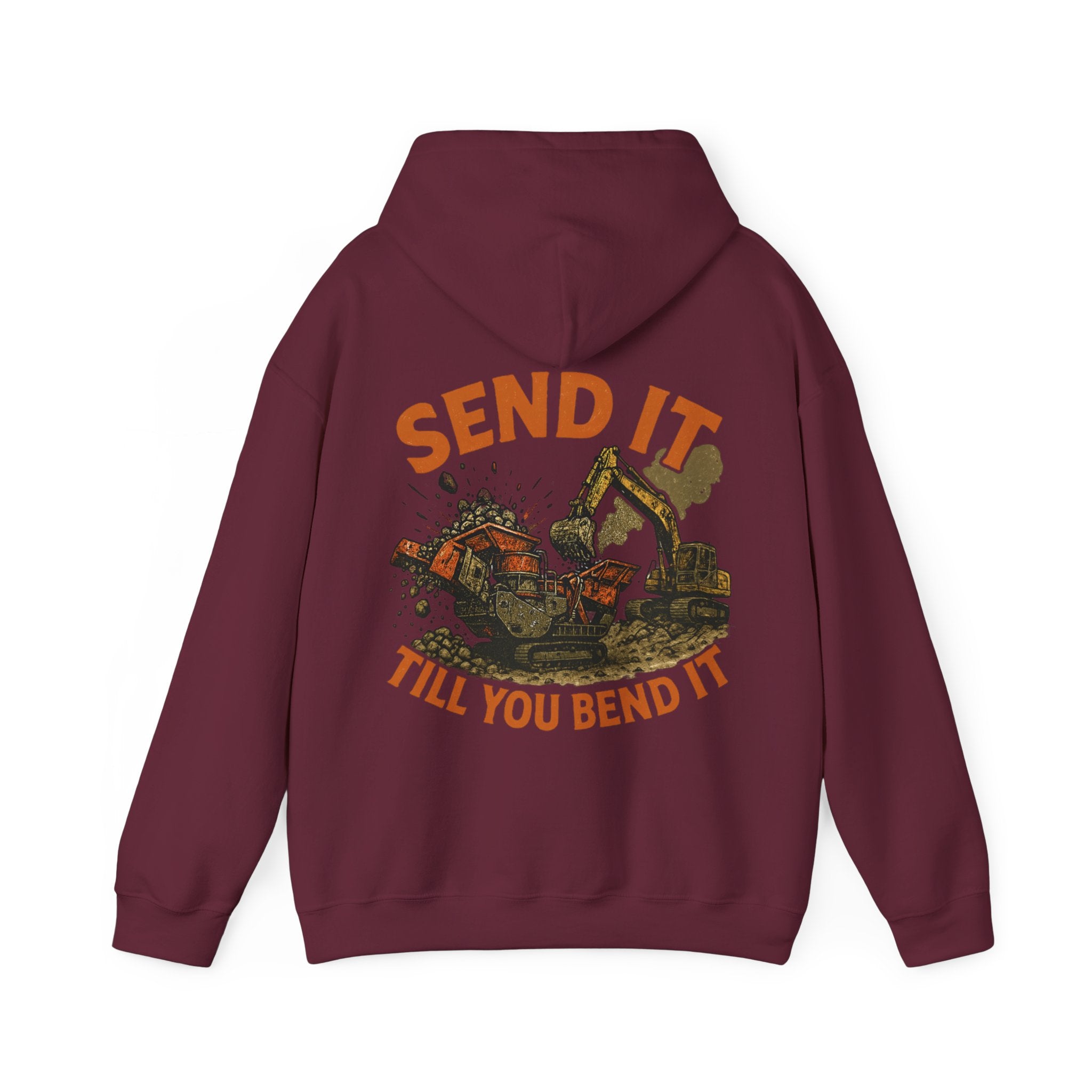 Send It Till You Bend It Hoodie - DARK COLOURS | Quarry Gear