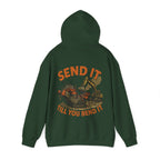 Send It Till You Bend It Hoodie - DARK COLOURS | Quarry Gear