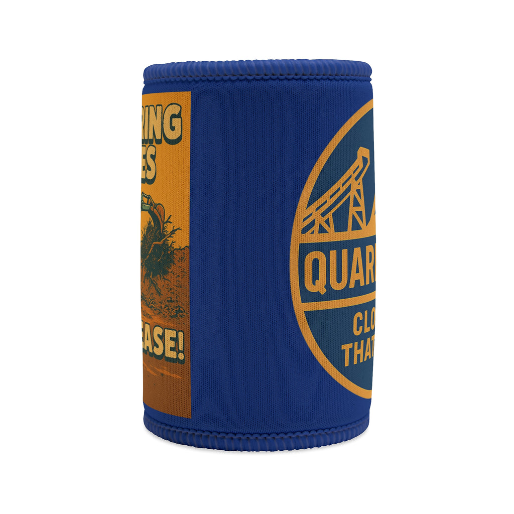 Clearing Trees Yes Please stubby cooler | Retro construction design